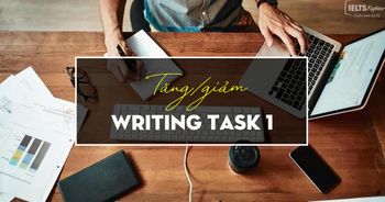 Unit 3 - Writing task 1 - Các cách nói tăng/giảm trong IELTS Writing Task 1