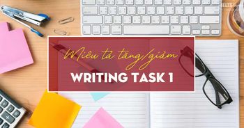 Unit 4 - Writing task 1 - Cách miêu tả sự tăng/giảm trong IELTS Writing Task 1