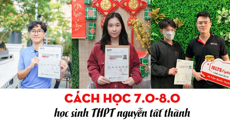 Top 10 học sinh THPT nguyễn Tất Thành cán đích 7.0 và 8.0 ấn tượng