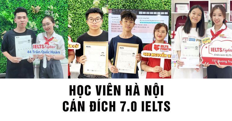 Top 5 học viên ẵm trọn 7.0 từ lần thi đầu tiên