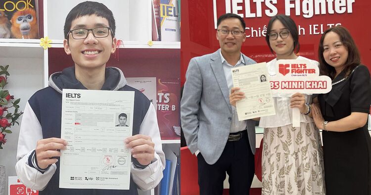 Học sinh THPT Trần Nhân Tông cán mốc 7.0-7.5 IELTS xuất sắc