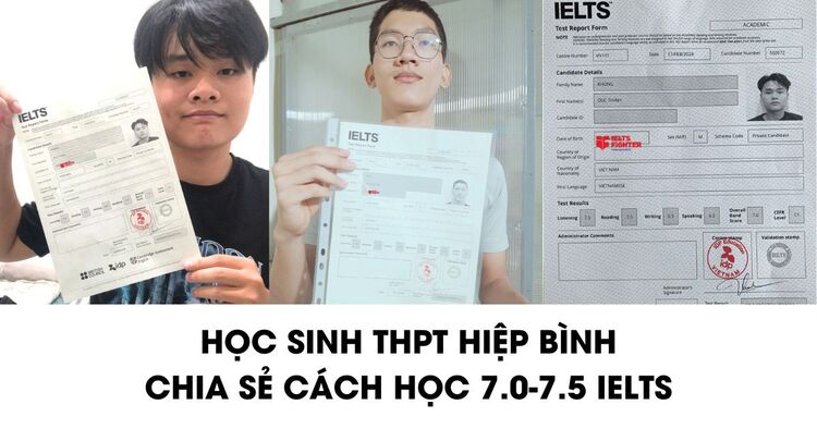 Ba bạn học sinh THPT Hiệp Bình và mục tiêu 7.0+ IELTS
