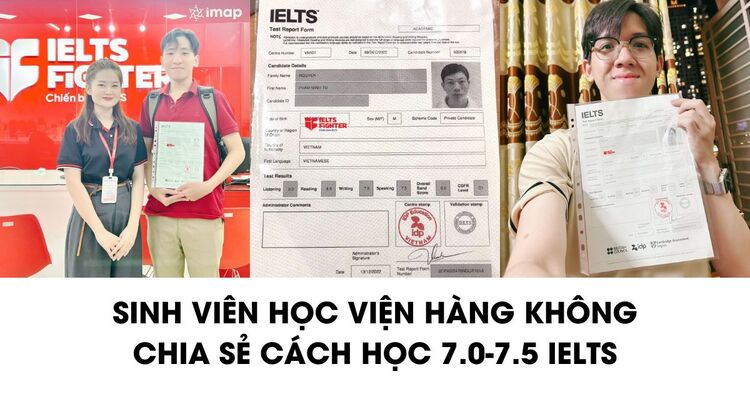 Sinh viên Học viện Hàng Không và cách học 7.0+ IELTS