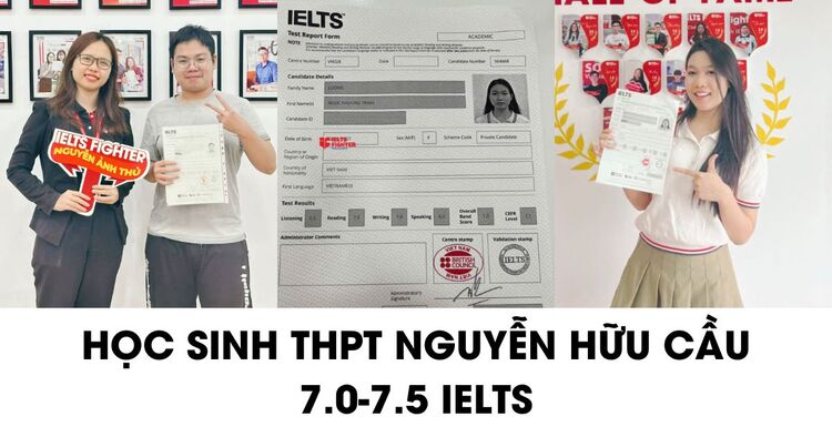 Học sinh THPT Nguyễn Hữu Cầu chia sẻ cách học 7.0+ IELTS