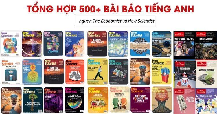Tổng hợp 500 bài báo tiếng Anh (10GB pdf) The Economist, New Scientist...