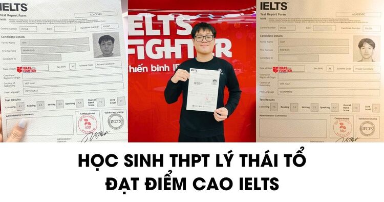 Học sinh THPT Lý Thái Tổ chia sẻ cách học IELTS 7.0+ hiệu quả