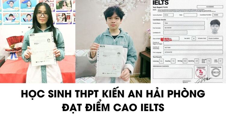 Học sinh THPT Kiến An (Hải Phòng) chia sẻ cách học 7.0+ IELTS