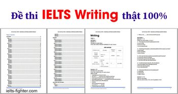 Tổng hợp đề thi IELTS Writing 2021 (cập nhật liên tục)