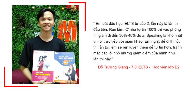 Học IELTS từ cấp 2, Trường Giang đạt 7.0 IELTS ở lần thi đầu tiên