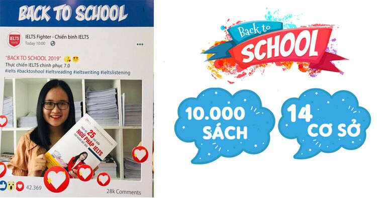 Back to School 2019 - Tặng 10.000 sách tại 14 cơ sở chào năm học mới