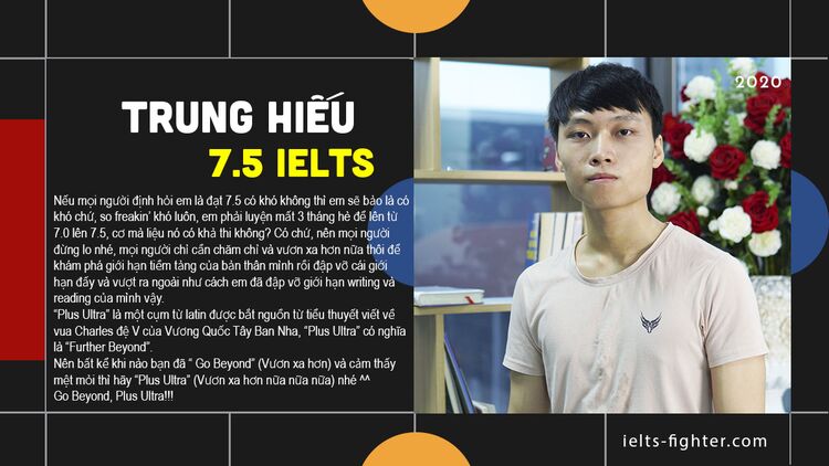 Kinh nghiệm học IELTS từ sinh viên ĐH Luật đạt 7.5 IELTS