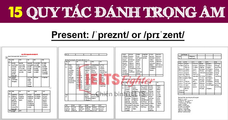 Quy tắc trọng âm, nối âm trong tiếng Anh