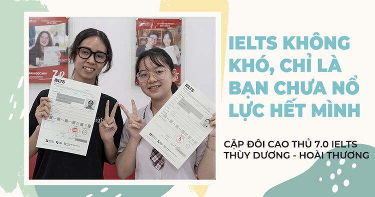 IELTS không khó, chỉ là bạn chưa nổ lực hết mình thôi