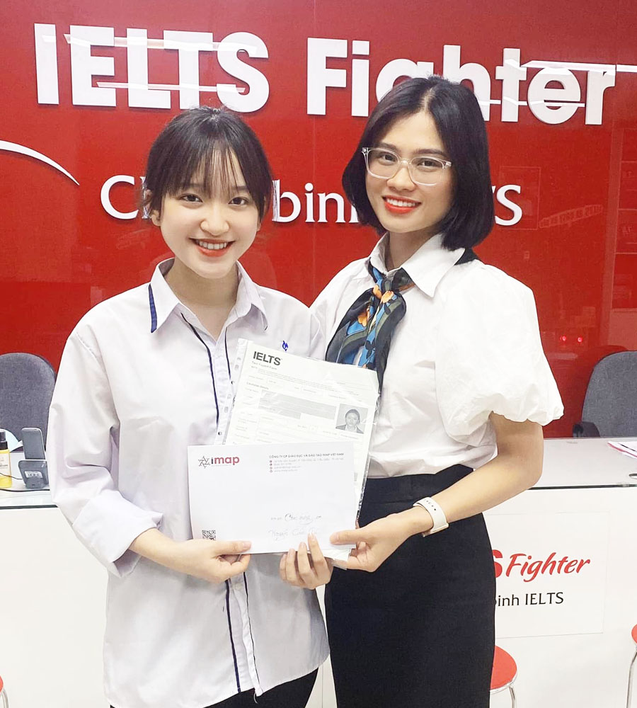 học viên IELTS Fighter Bắc Ninh - cẩm tú 7.0 IELTS