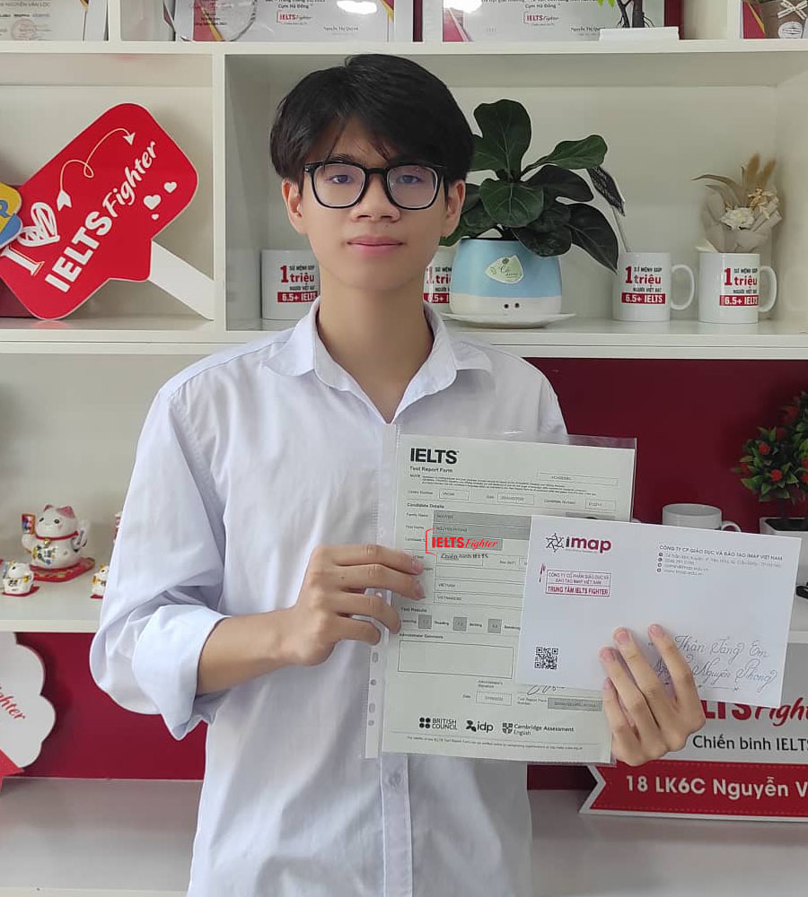 nguyên phong 7.0 IELTS