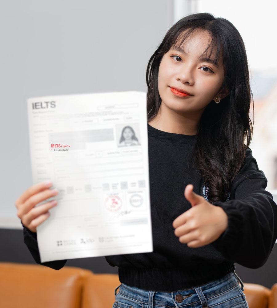 học viên Phương thảo 7.5 IELTS