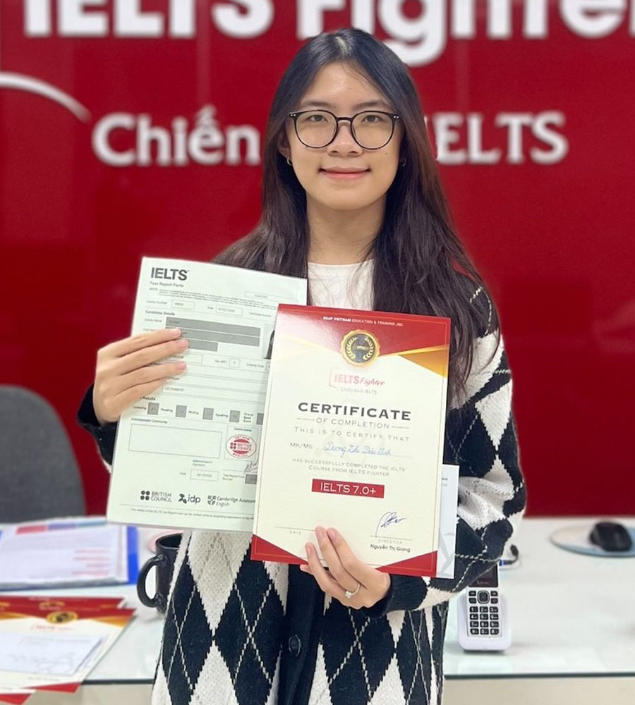 Hà Linh 7.0 IELTS