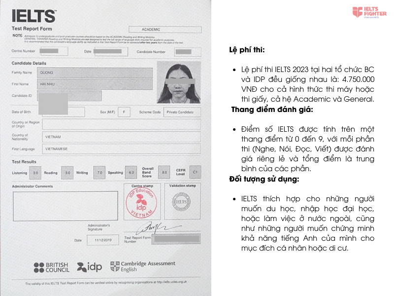 Chứng chỉ IELTS