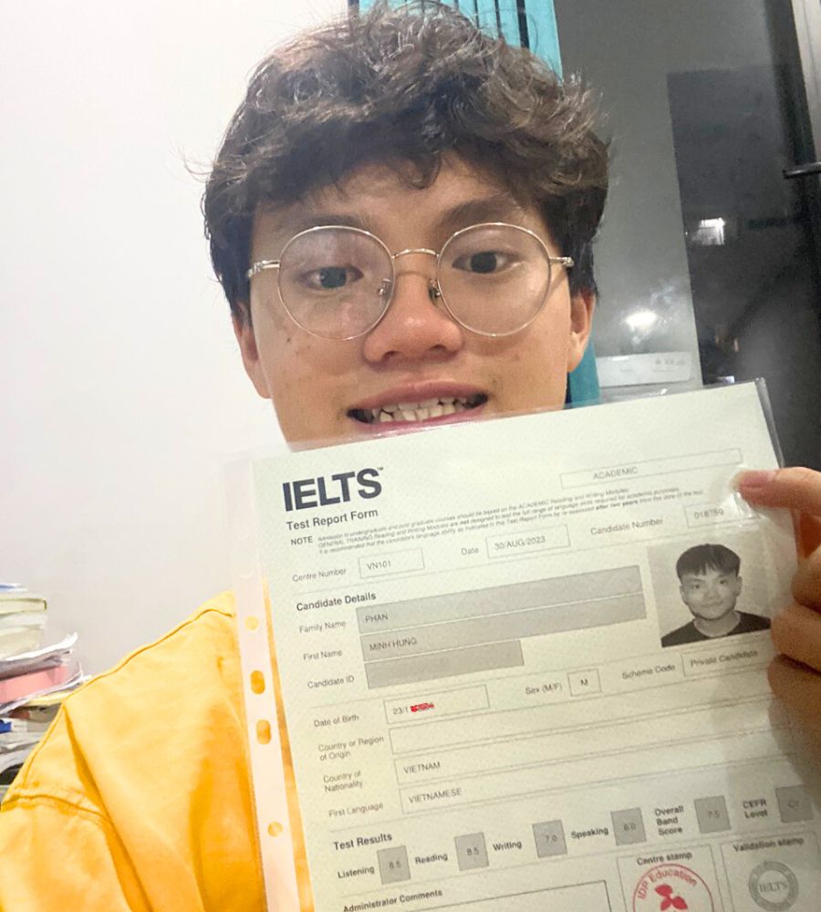 Phan Minh Hưng 7.5 IELTS