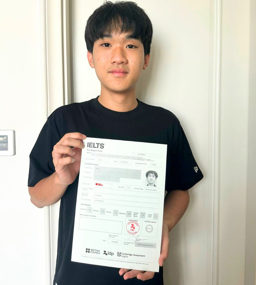Ngô Quý Khang  7.5 IELTS