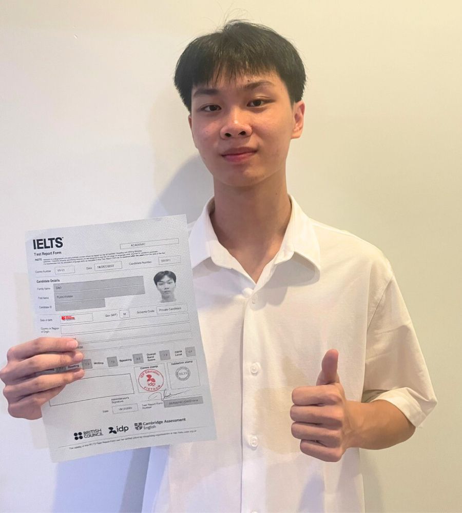 Đào Tuấn Khanh 7.5 IELTS