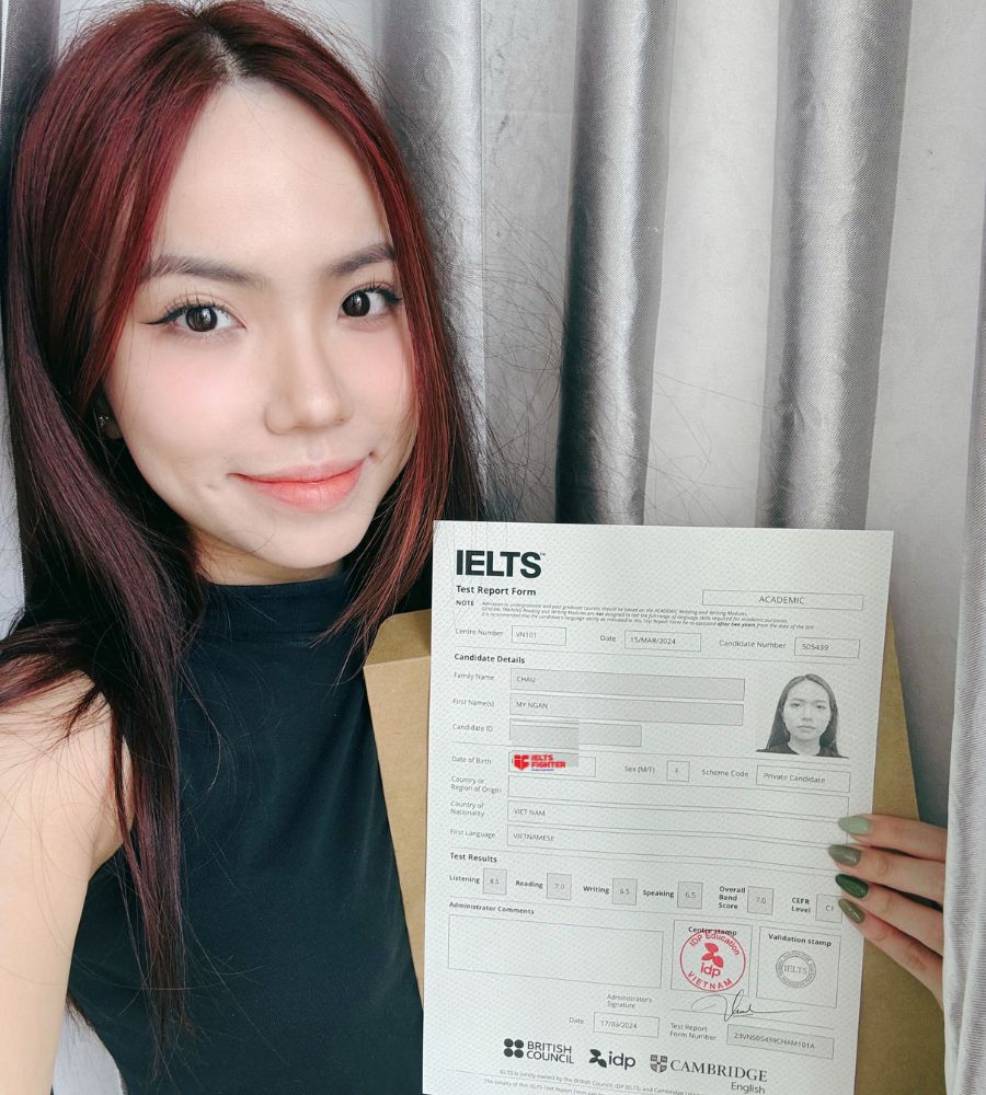 Châu Mỹ Ngân 7.0 IELTS