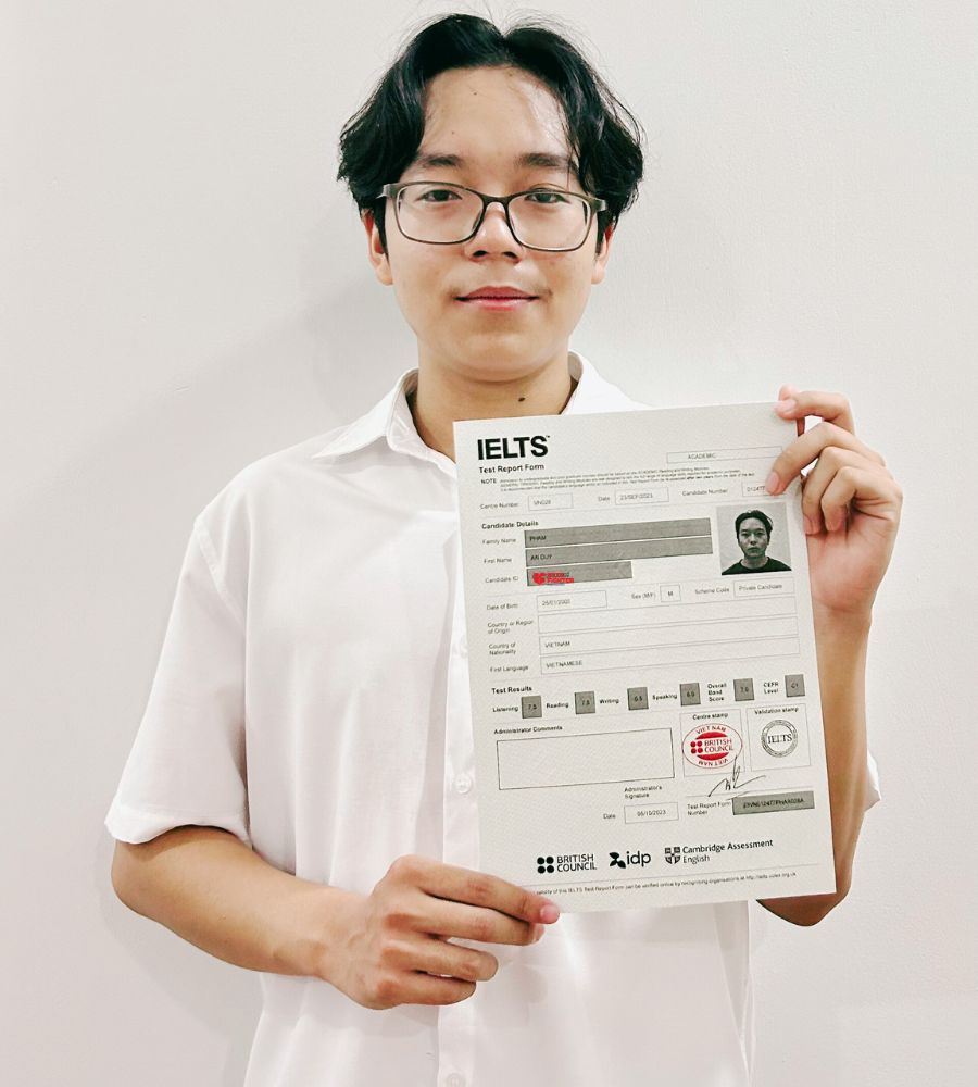 Phạm An Duy  7.0 IELTS