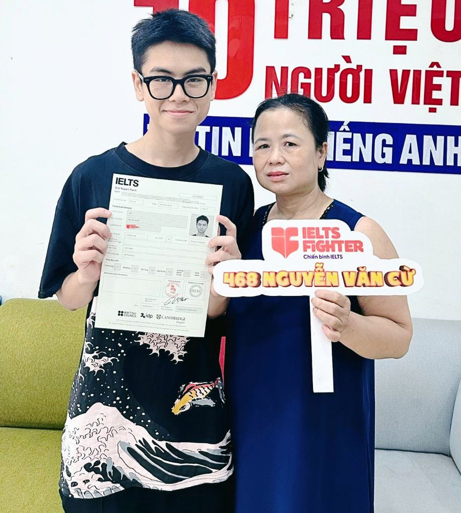 Hồ Trung Kiên 7.5 IELTS
