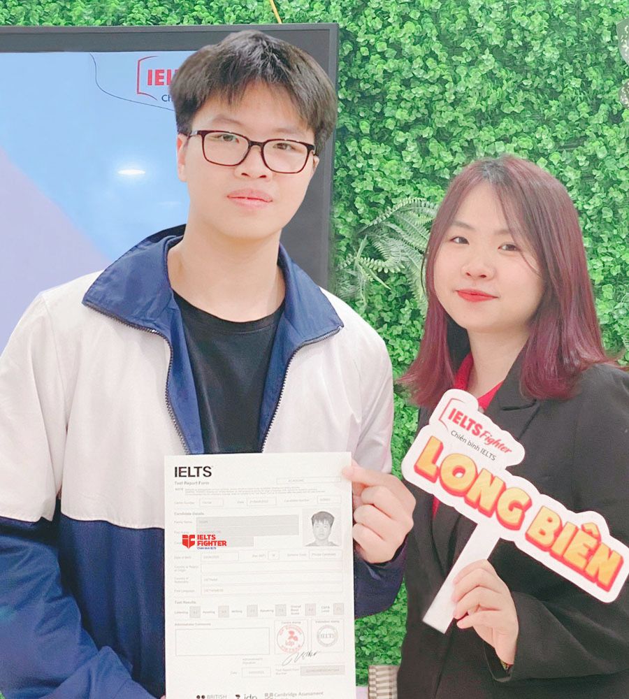 hoàng trí 8.0 ielts
