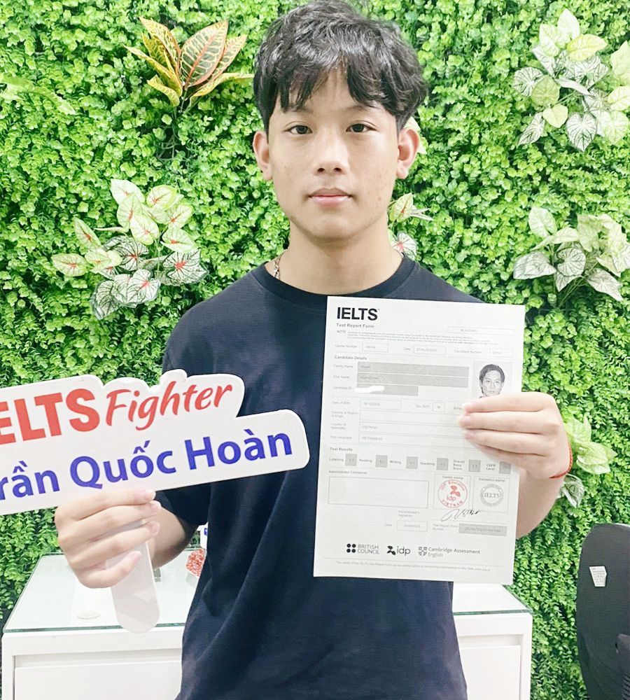hoàng hải 7.5 IELTS