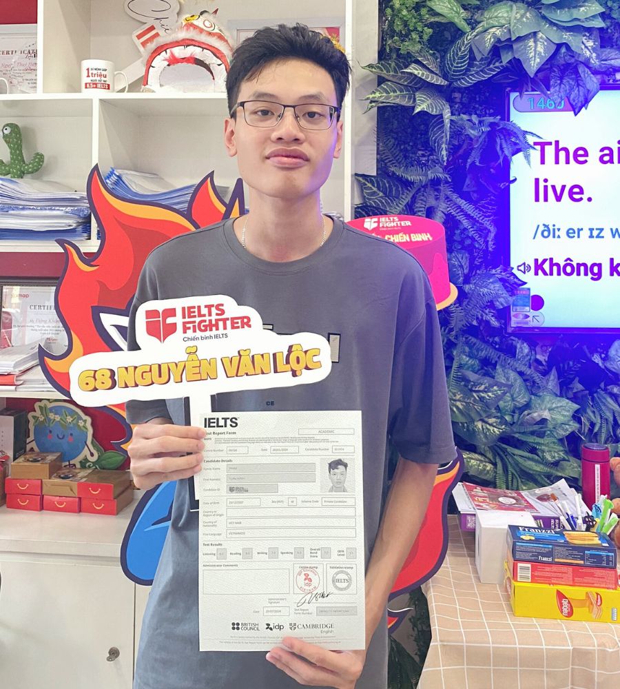 Phạm Tuấn Minh 7.5 IELTS