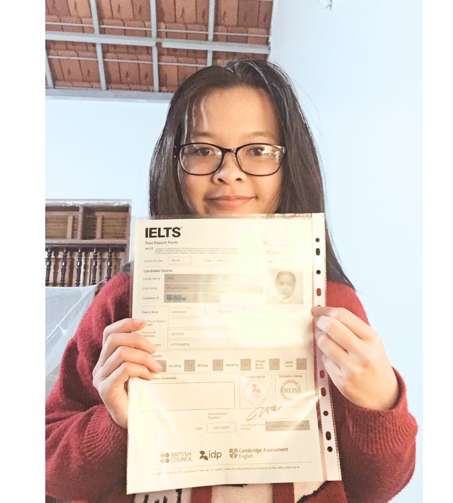 Thái Phương Linh 7.5 IELTS