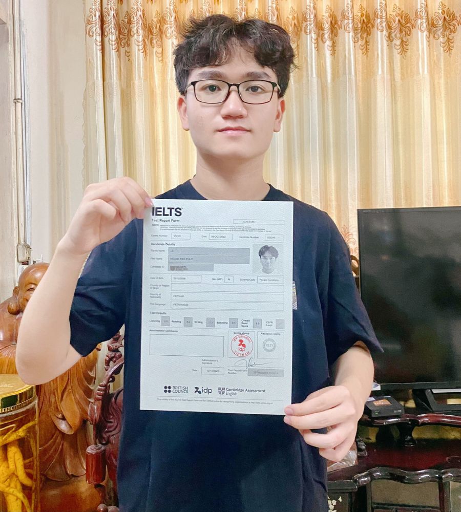 Học viên điểm cao IELTS Fighter Hồ Chí Minh