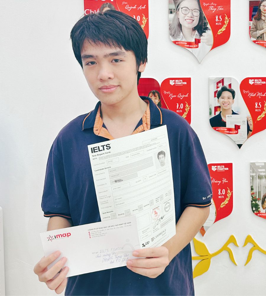 Nguyễn Trọng Đạt 7.0 IELTS