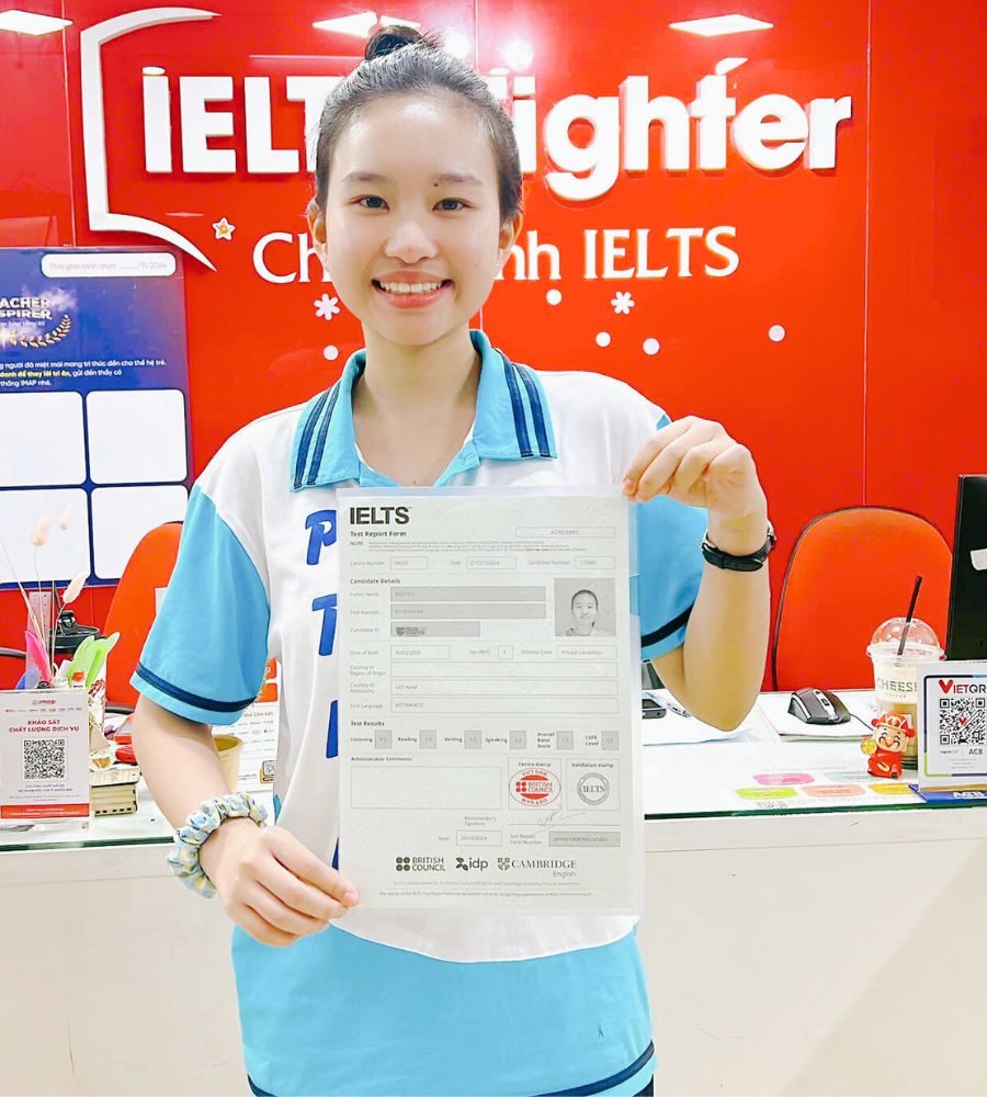 Nguyễn Võ Xuân An 7.5 IELTS