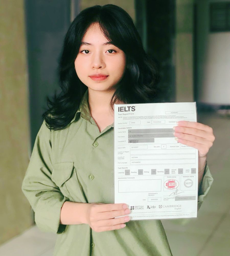 Lê Vũ Hoàng Phương  7.5 IELTS