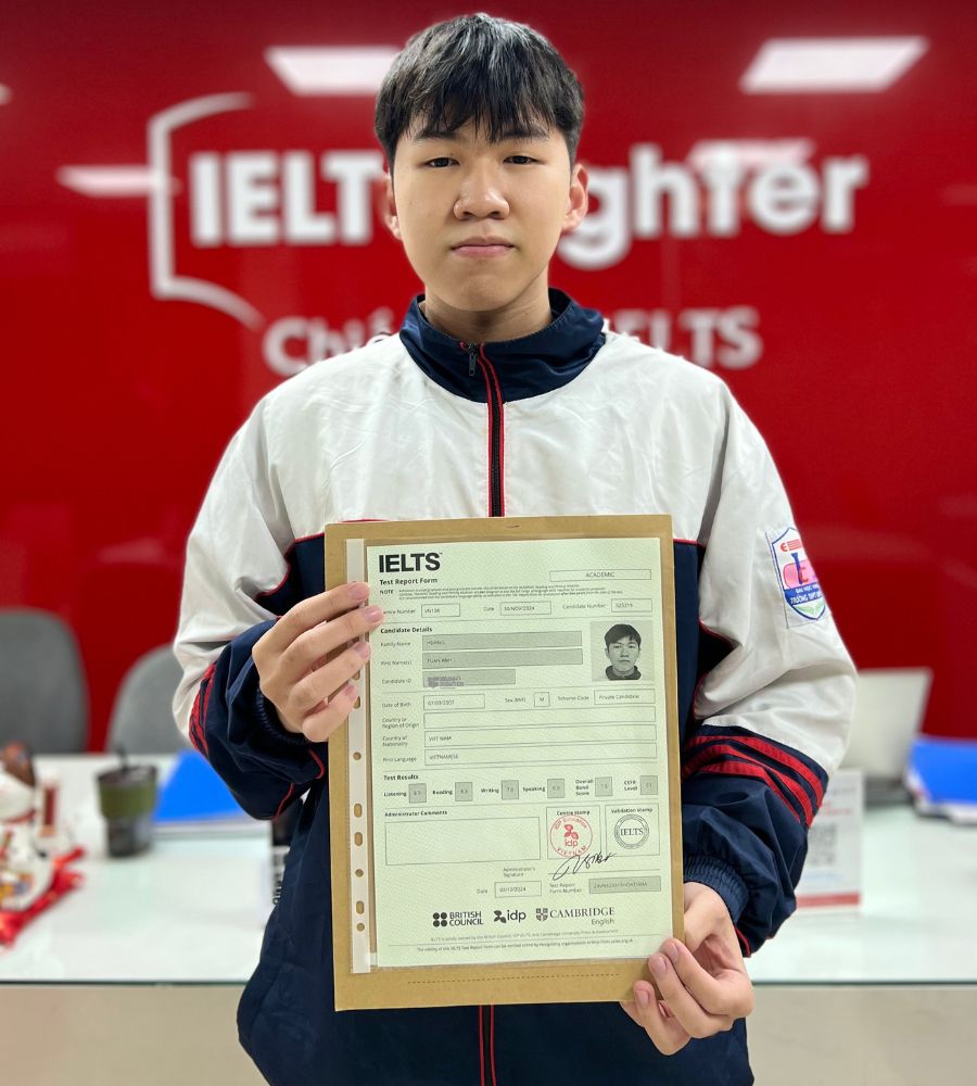 Ho&agrave;ng Tuấn Anh 7.5 IELTS