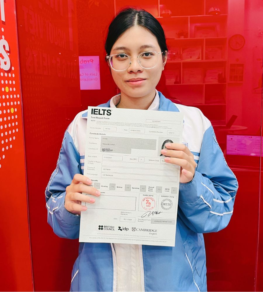 Phạm Trần An Chinh 7.0 IELTS