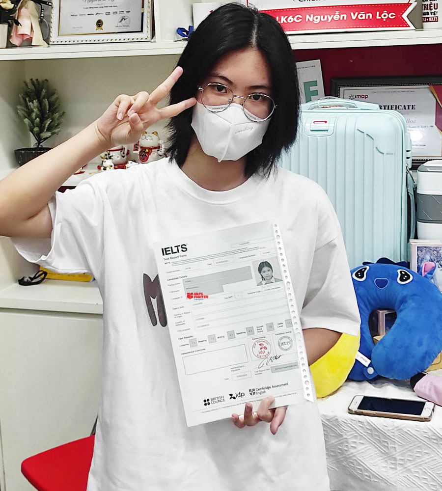 Minh hằng 7.0 ielts