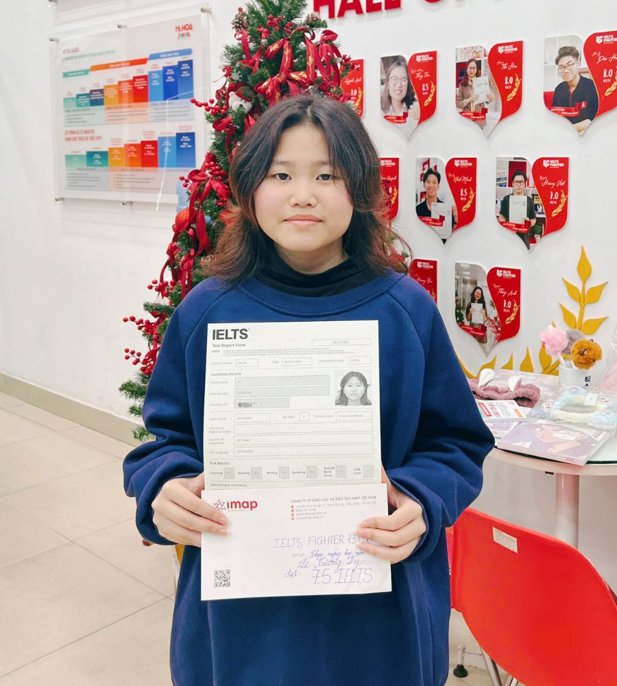 L&ecirc; Tường Vy  7.5 IELTS