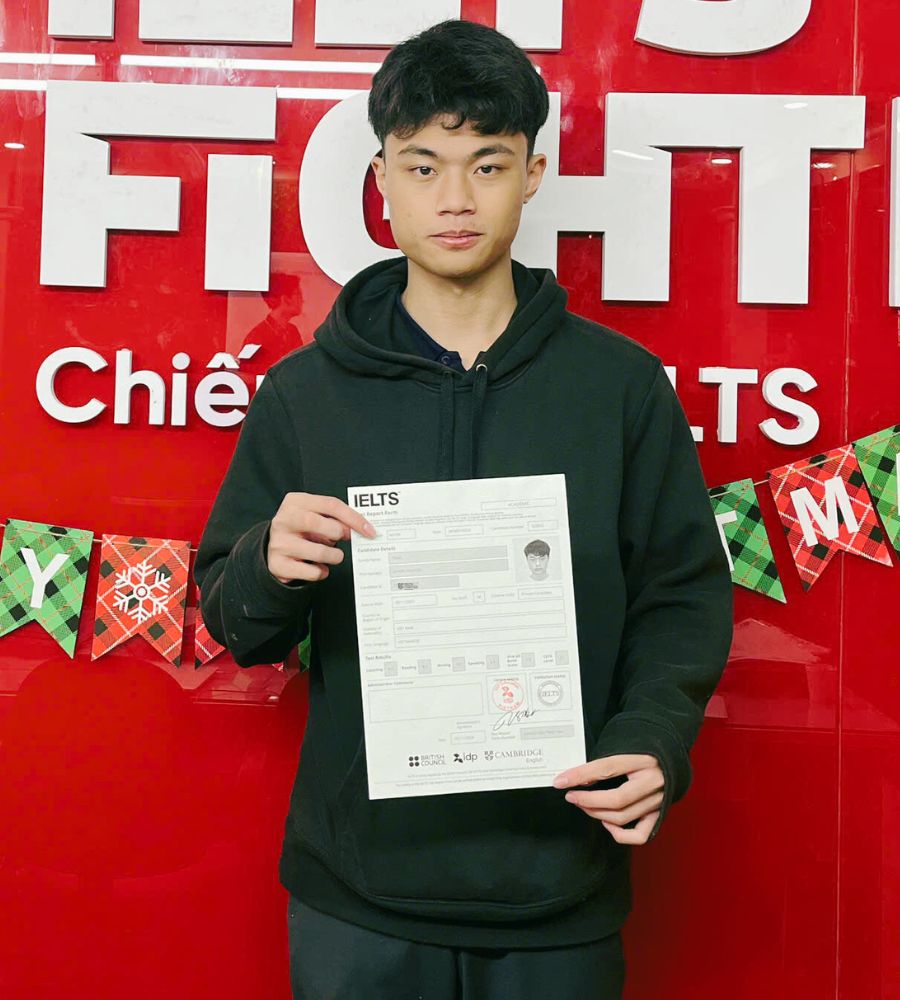 Trần Kh&aacute;nh Nguy&ecirc;n 7.0 IELTS