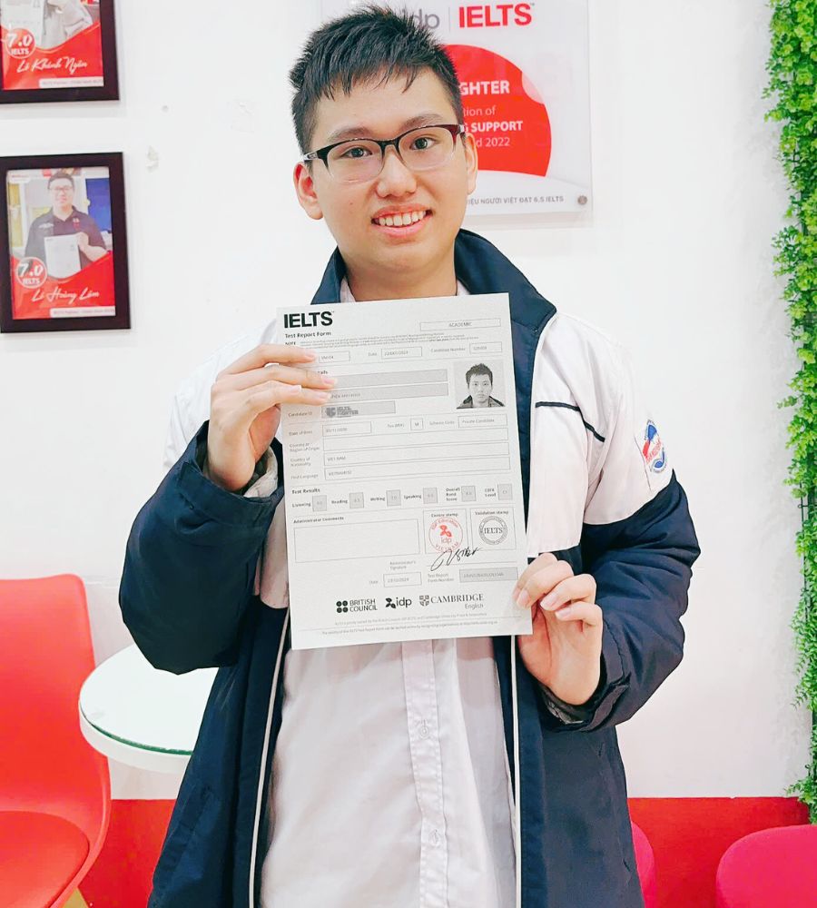 Lê Nguyễn Anh Khôi 7.0 IELTS