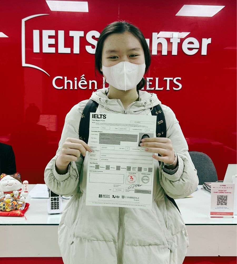 Nguyễn Ho&agrave;ng Tuệ Mẫn  7.0 IELTS