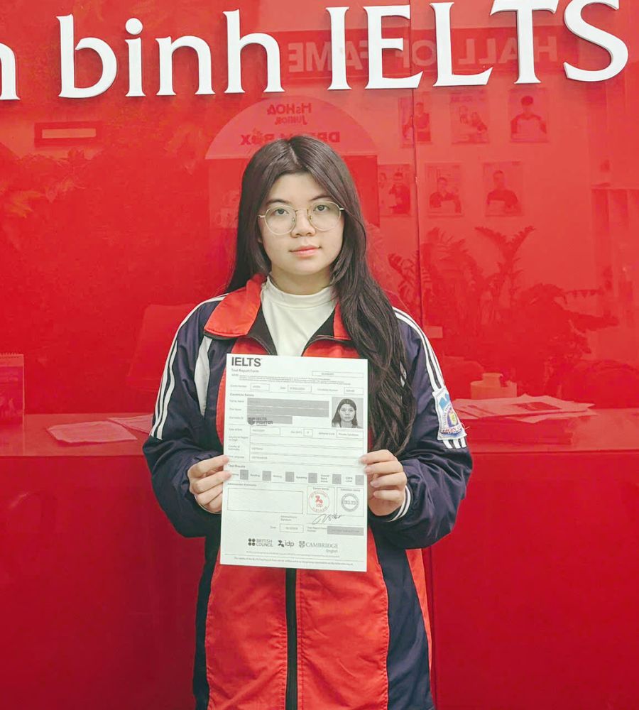 Nguyễn Hoàng Thuỷ Tiên 7.0 IELTS