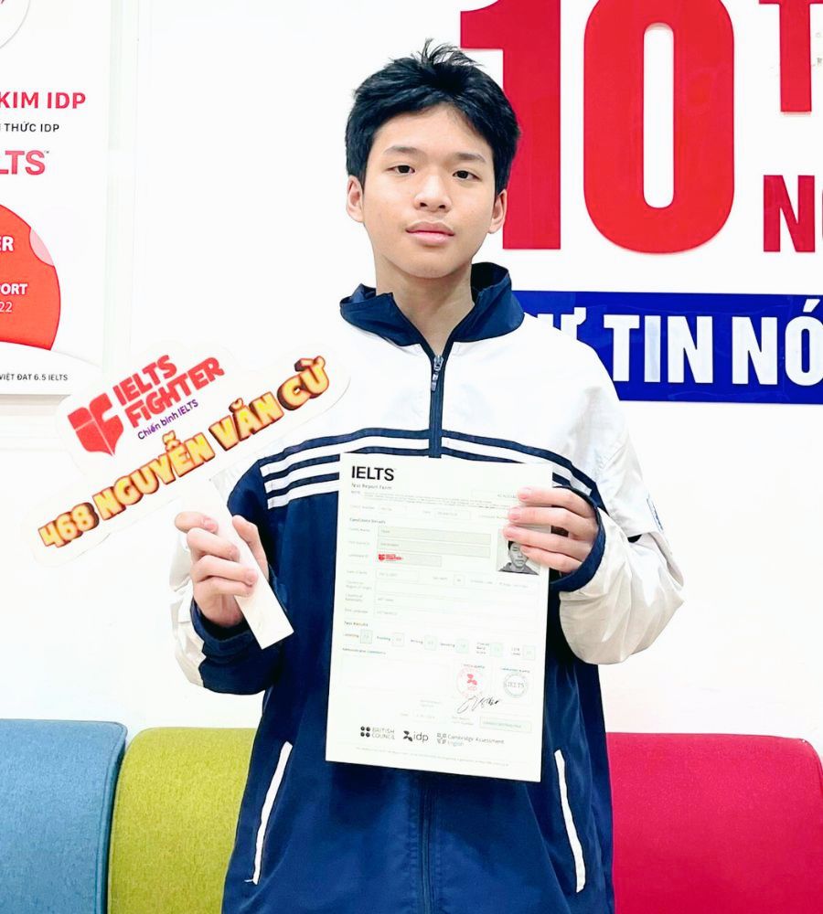 Gia Kh&aacute;nh 7.5 IELTS