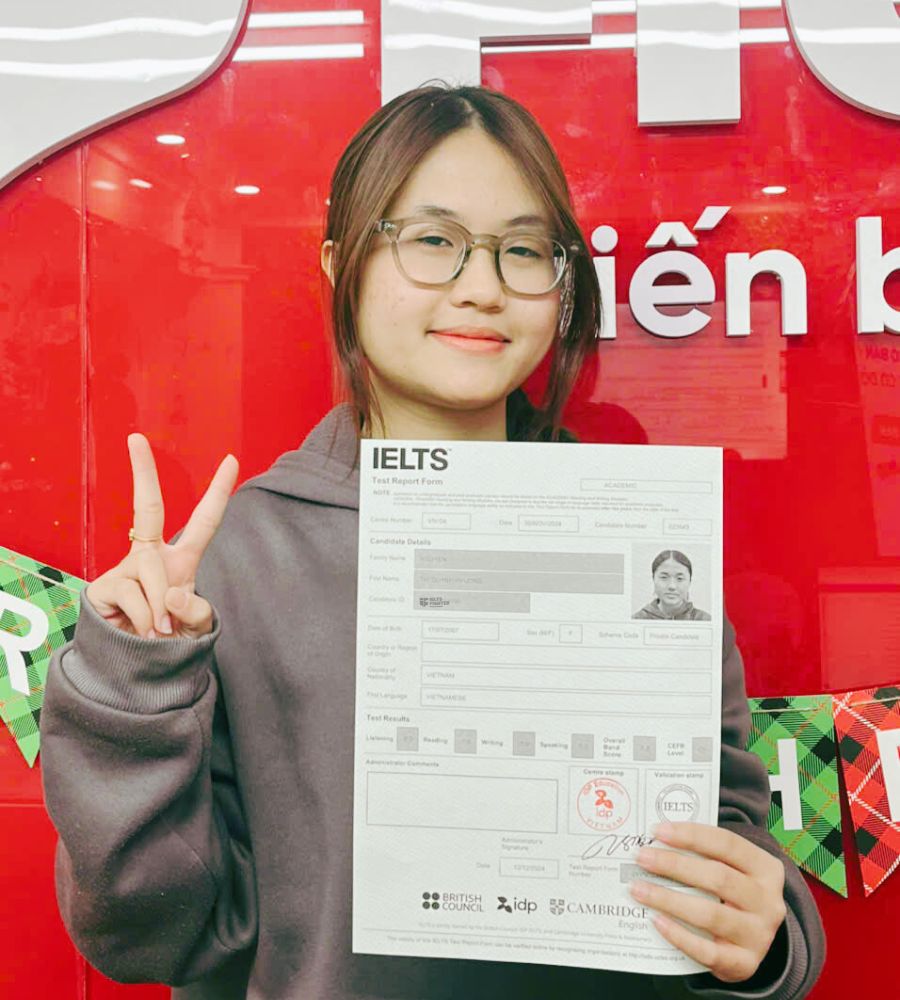 Quỳnh Phương 7.0 IELTS