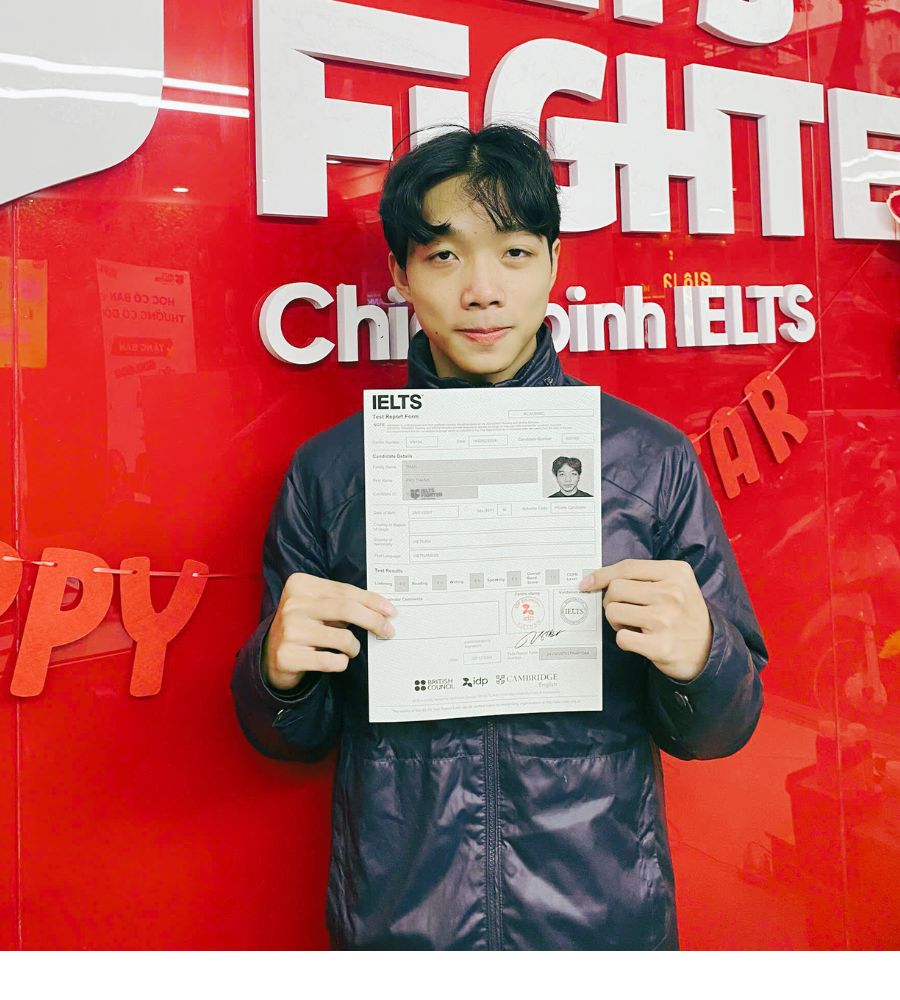 Trần Ph&uacute; Th&agrave;nh7.0 IELTS 