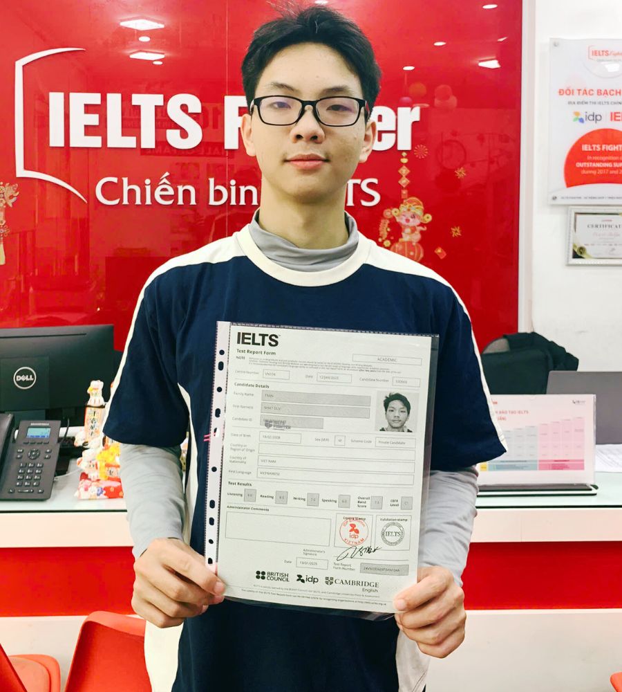 Trần Nhật Duy  7.5 IELTS