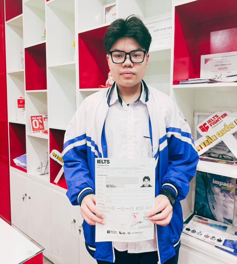Đỗ Gia Bảo  8.0 IELTS