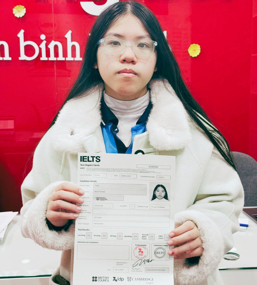 Tống Mai Phương 7.5 IELTS